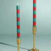 Colorblock Christmas Candle Set