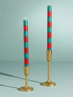 Colorblock Christmas Candle Set