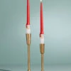 Santa Christmas Candle Set