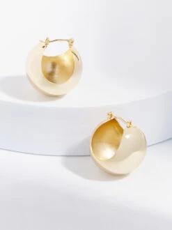 Sphere Hoop Earrings