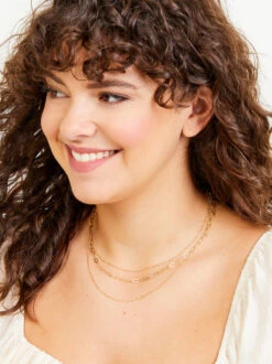 18k Gold Aliyah Necklace -Deals Trending US Clothes Store 000121 DNB386 GD 18K GOLD 06