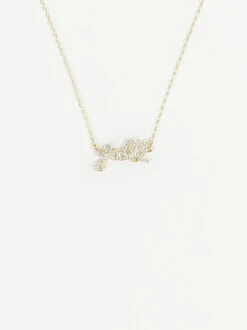 18k Gold Y'all Necklace