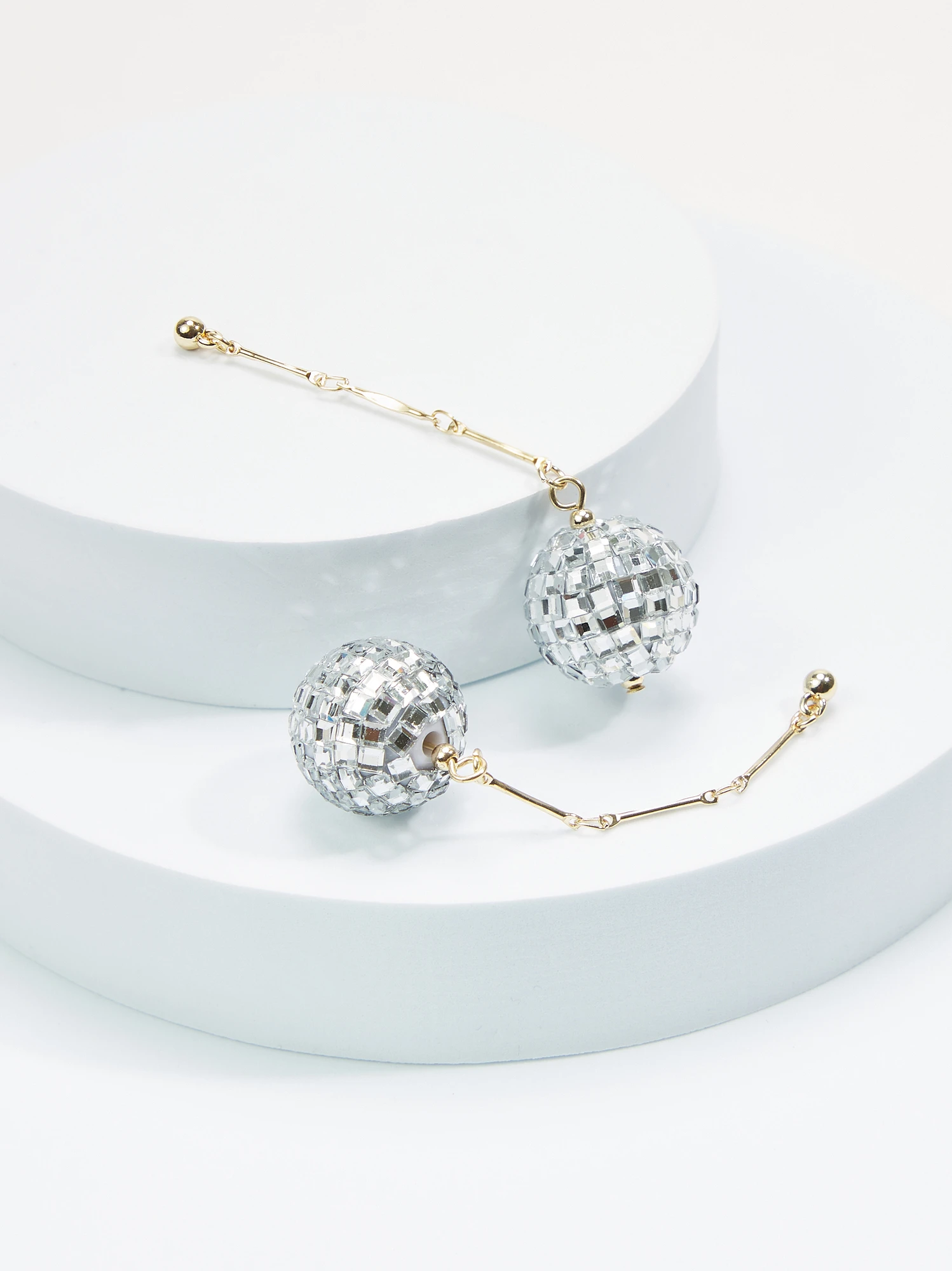 Disco Ball Dangle Earrings 1 Disco Ball Dangle Earrings