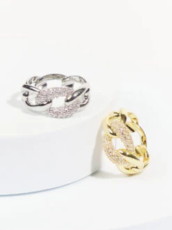 Chain Link Ring Set