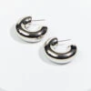 Kinsley Puff Hoop Earrings