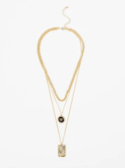 Sunburst Heart Charm Necklace