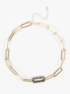 Yuka Paperclip Necklace