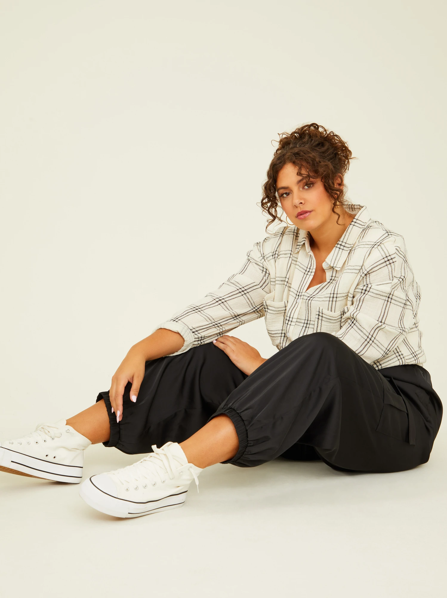 Roxanne Satin Joggers 2 Roxanne Satin Joggers - Image 2