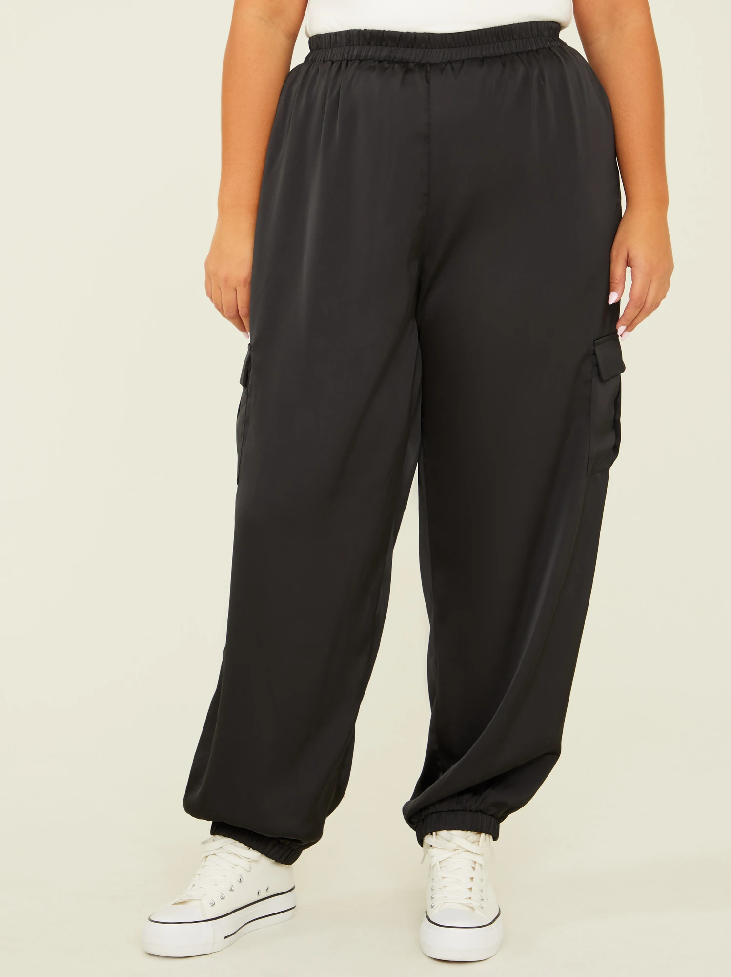 Roxanne Satin Joggers 3 Roxanne Satin Joggers - Image 3