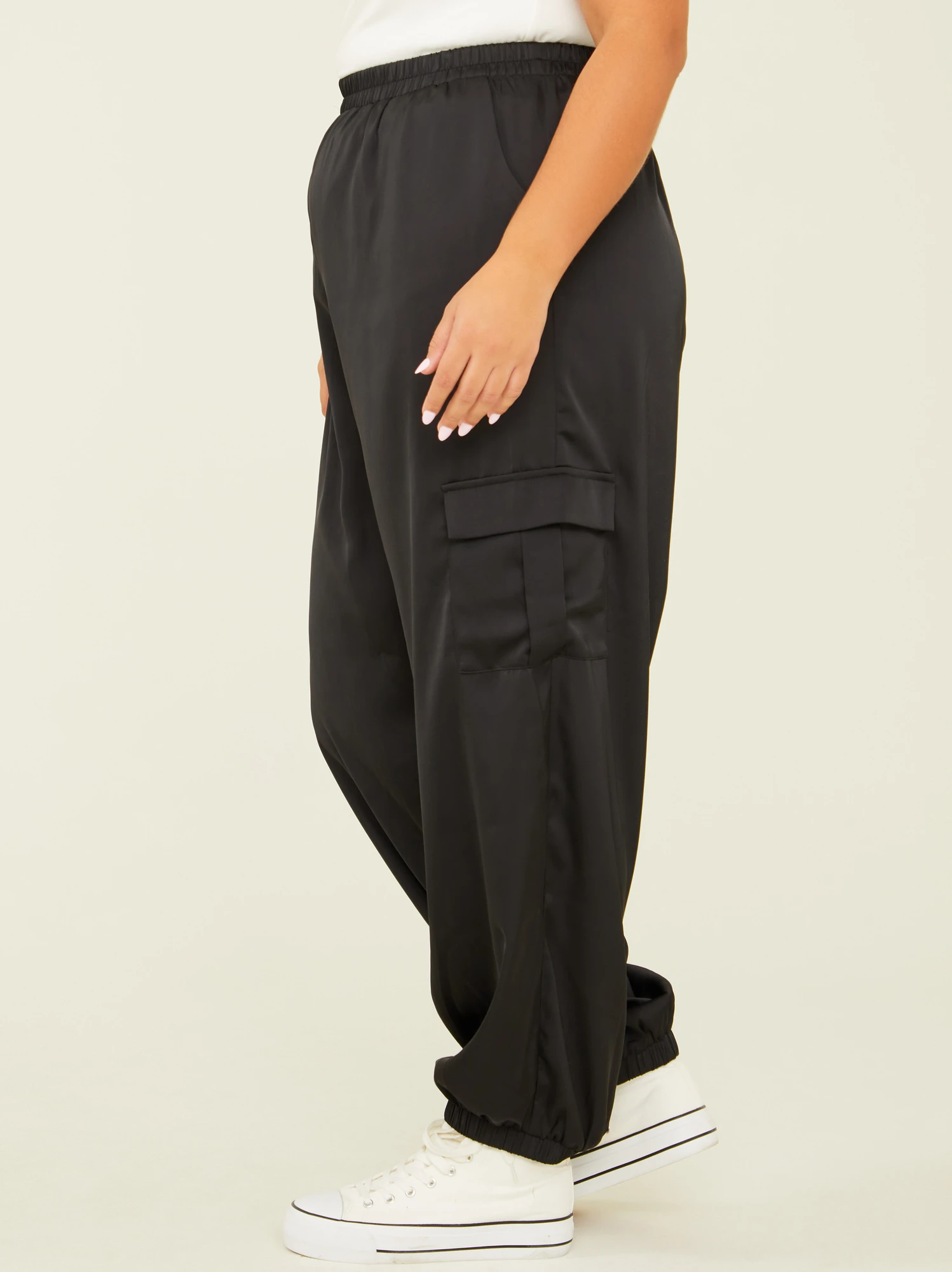 Roxanne Satin Joggers 4 Roxanne Satin Joggers - Image 4