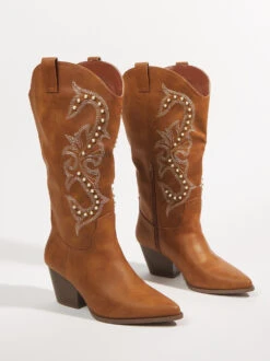 Vaca Wide Width & Calf Boots -Deals Trending US Clothes Store 000829 VACA 57W COFFEE 03