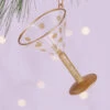 Champagne Glass Christmas Ornament