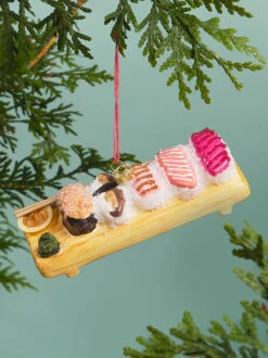 Sushi Board Christmas Ornament