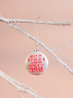 Yee Haw Christmas Ornament