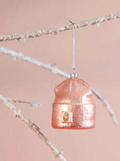 Hipster Beanie Christmas Ornament