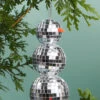 Disco Ball Snowman Christmas Ornament