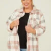 Pierce Fleece Plaid Shacket