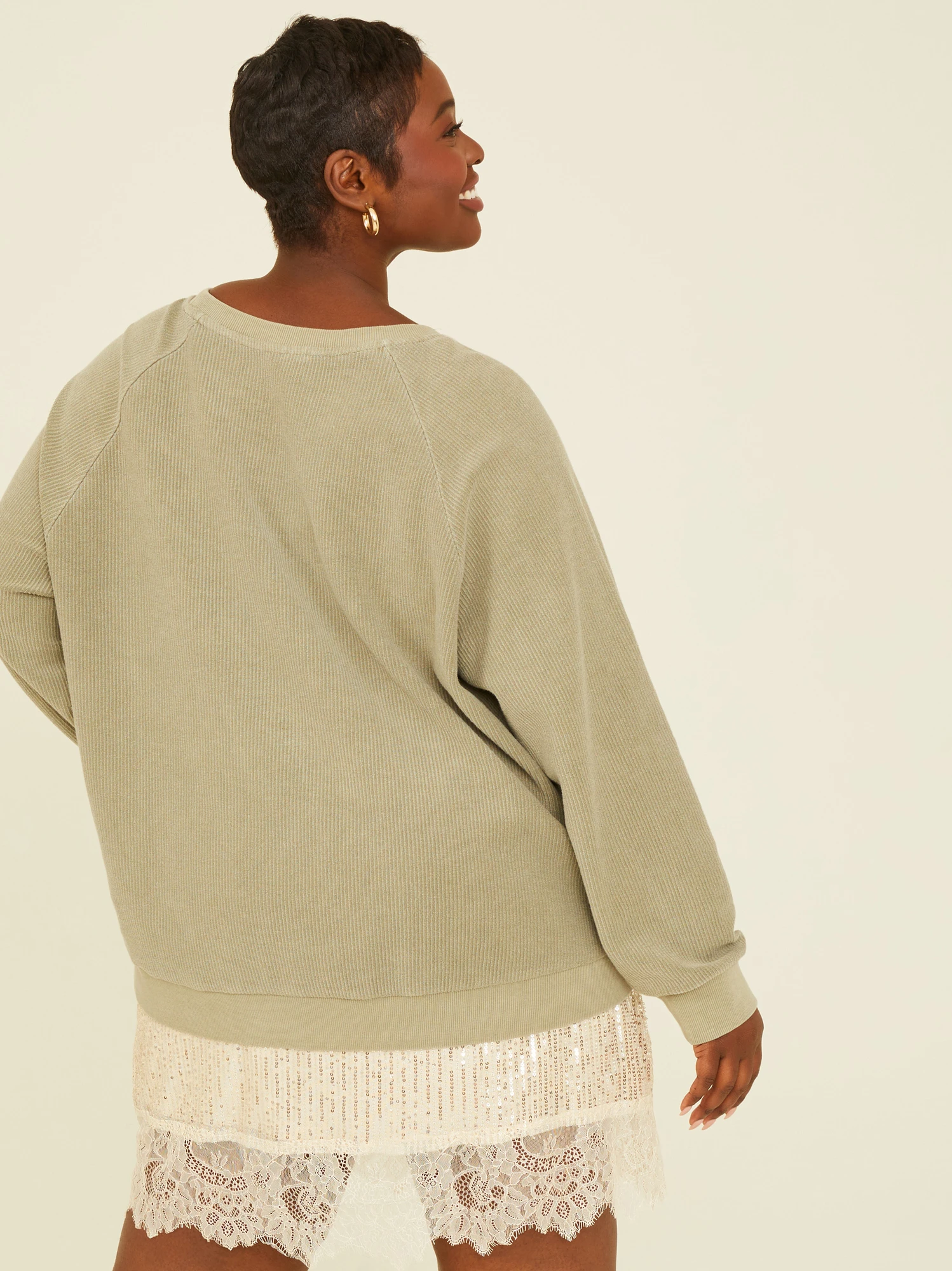 Nashville Corded Oversized Sweatshirt 4 Nashville Corded Oversized Sweatshirt - Image 4