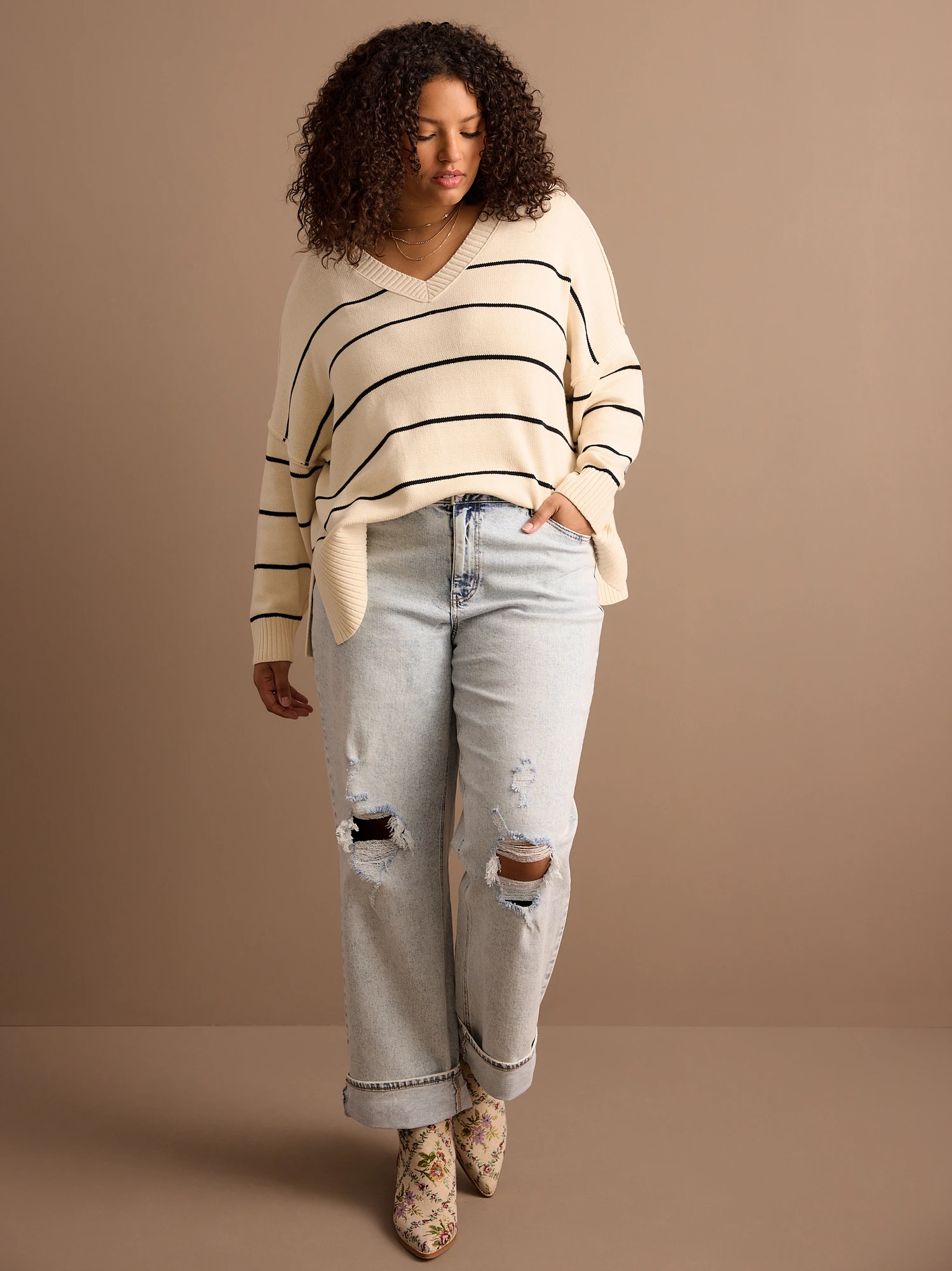 Margot Destructed Girlfriend Jeans 1 Margot Destructed Girlfriend Jeans