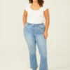 Piper Rhinestone Flare Jeans