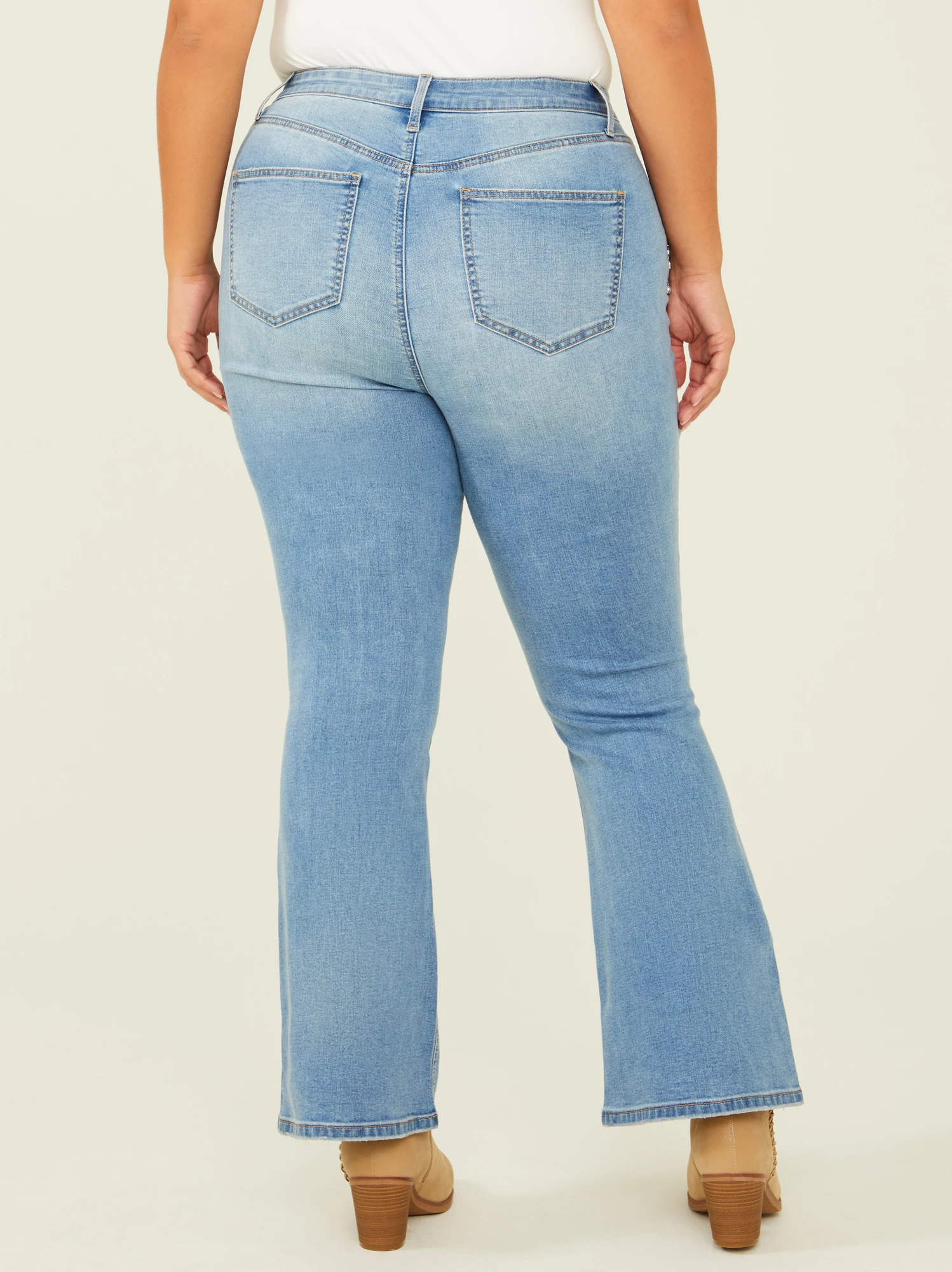 Piper Rhinestone Flare Jeans 5 Piper Rhinestone Flare Jeans - Image 5
