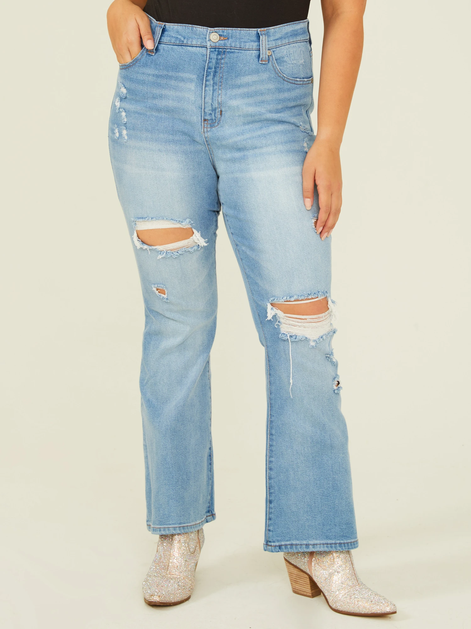 Galveston 34" Flare Jeans 3 Galveston 34" Flare Jeans - Image 3