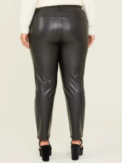 Wrenna Vegan Leather Pants -Deals Trending US Clothes Store 000962 DX23595NG01 BLACK 03