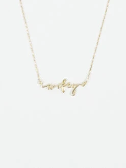 18k Gold Wifey Necklace