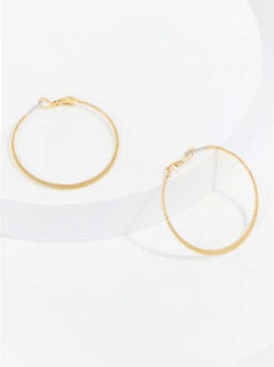 18k Gold Remi Hoop Earrings