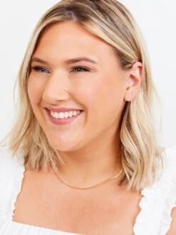 18k Gold Herringbone Necklace -Deals Trending US Clothes Store 001036 94272N 18K GOLD 06