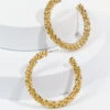 Giada Rhinestone Hoop Earrings