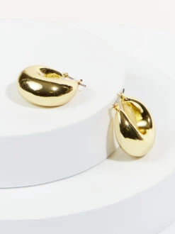 18k Gold Kylee Hoop Earrings