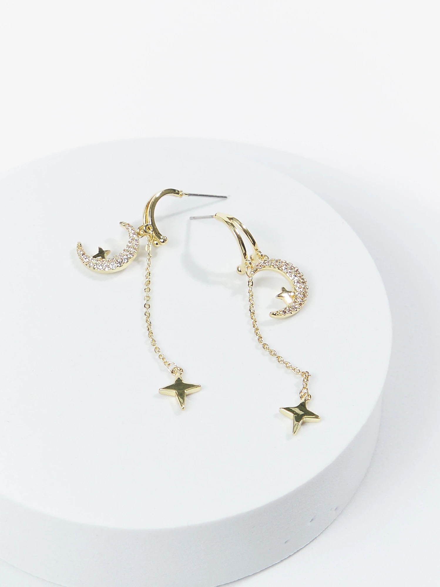 18k Gold Star Earrings 1 18k Gold Star Earrings