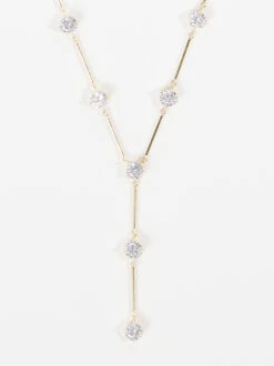 Kimber Rhinestone Necklace -Deals Trending US Clothes Store 001038 EN934A G PRL A GOLD 01