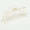Ella Claw Clip - Beige