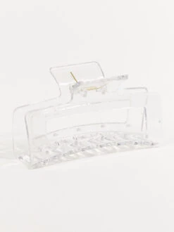 Emily Box Claw Clip - Clear