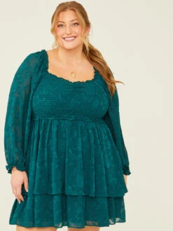 Ellenie Dress -Deals Trending US Clothes Store 001125 ELLENIE P HUNTER GREEN 04