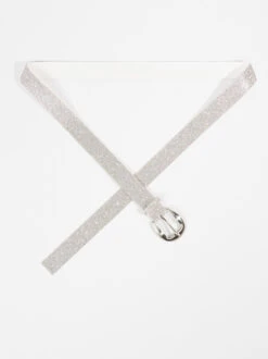 Silver Rhinestone Belt