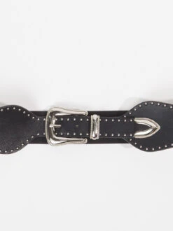 Celestia Studded Stretch Belt -Deals Trending US Clothes Store 001128 65615149 ARU BLACK SILVER 02