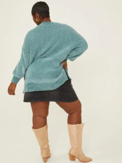 Sofia Sweater -Deals Trending US Clothes Store 001753 T8143X DUSTY AQUA 04