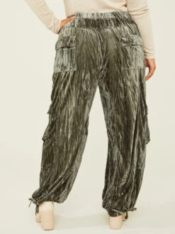 Adley Velvet Cargo Joggers -Deals Trending US Clothes Store 001761 IMA9394PARU OLIVE 04