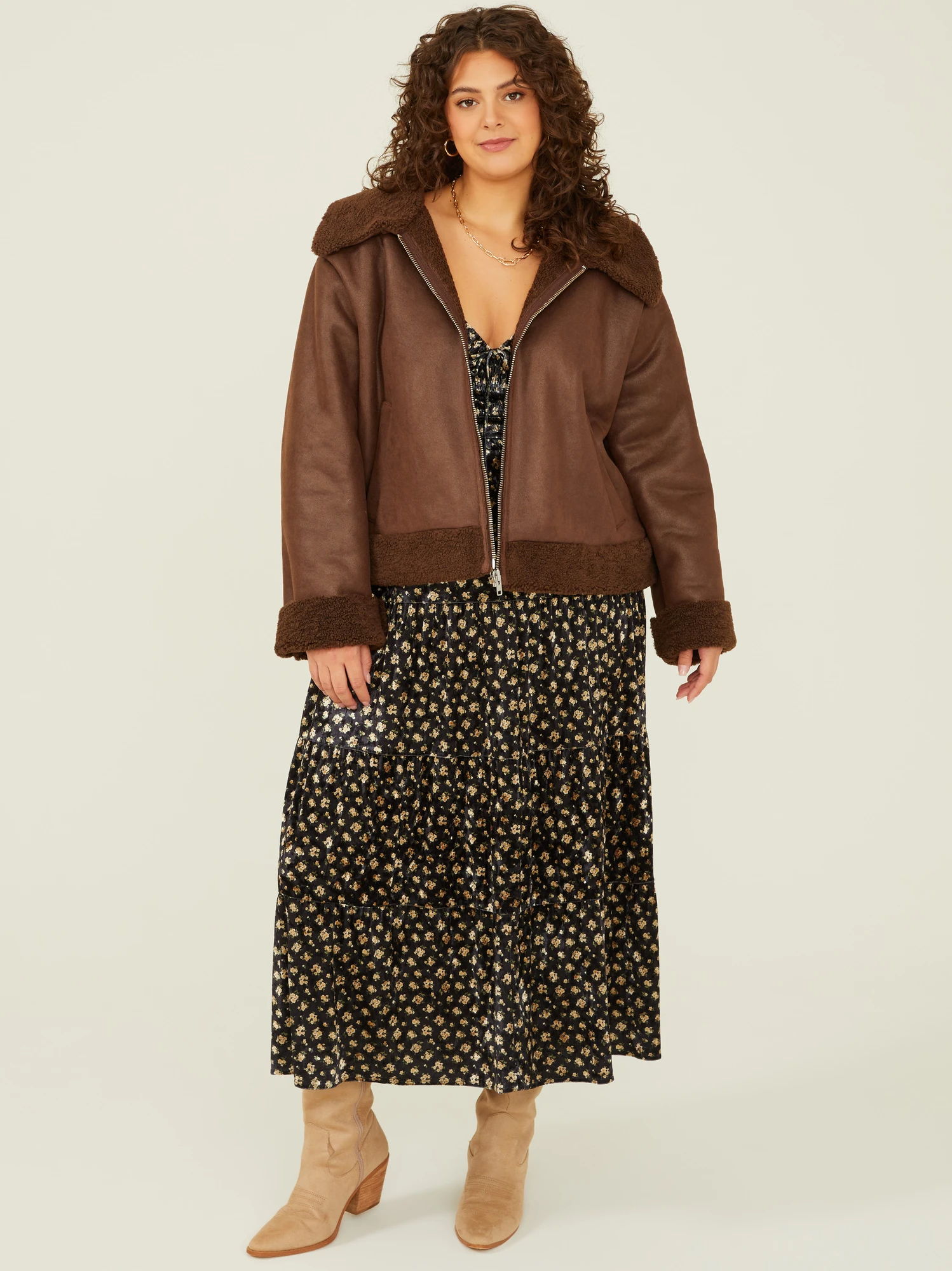 Reed Faux Shearling Jacket 3 Reed Faux Shearling Jacket - Image 3