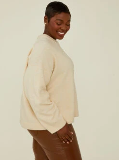 Marigold Pearl Sweater -Deals Trending US Clothes Store 001761 ISA1952TARU IVORY 02