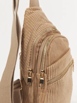 Marie Corduroy Sling Bag 8 Marie Corduroy Sling Bag -Deals Trending US Clothes Store 001773 26711C ARU TAUPE 03