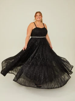 Maggie Sequin Maxi Dress 11 Maggie Sequin Maxi Dress -Deals Trending US Clothes Store 001839 NT 40558ARU BLACK 05