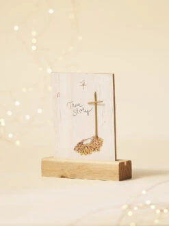 True Story Table Sign