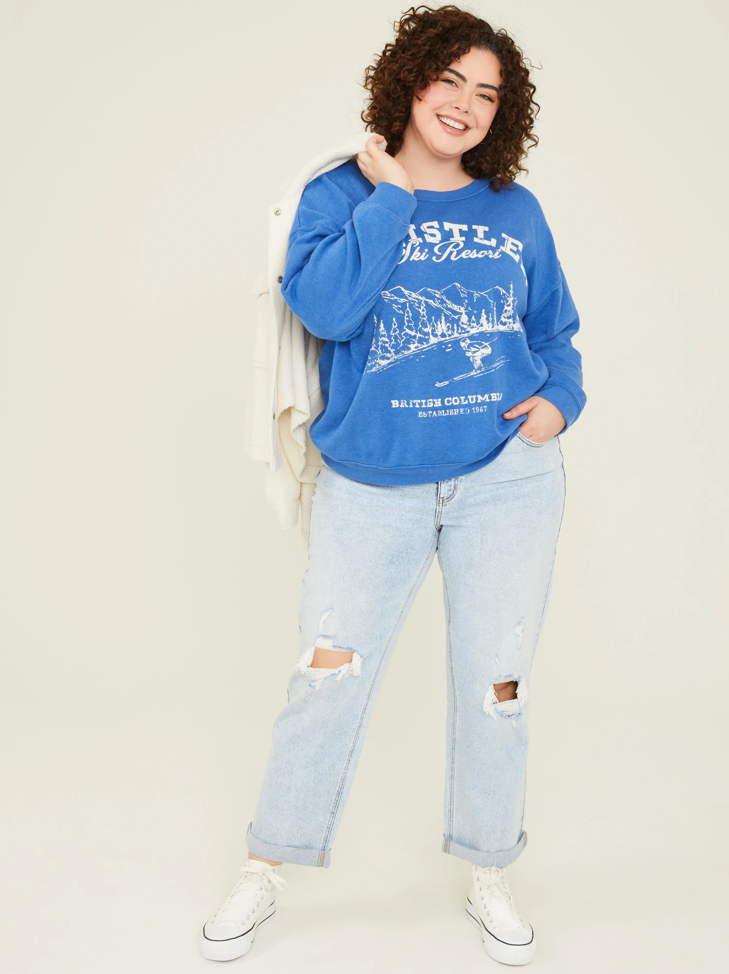 Whistler Ski Resort Sweatshirt 2 Whistler Ski Resort Sweatshirt - Image 2