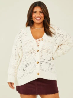 Clementine Textured Cardigan