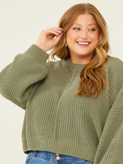 Acacia Sweater 9 Acacia Sweater -Deals Trending US Clothes Store 001913 SW200CRW OLIVE 04
