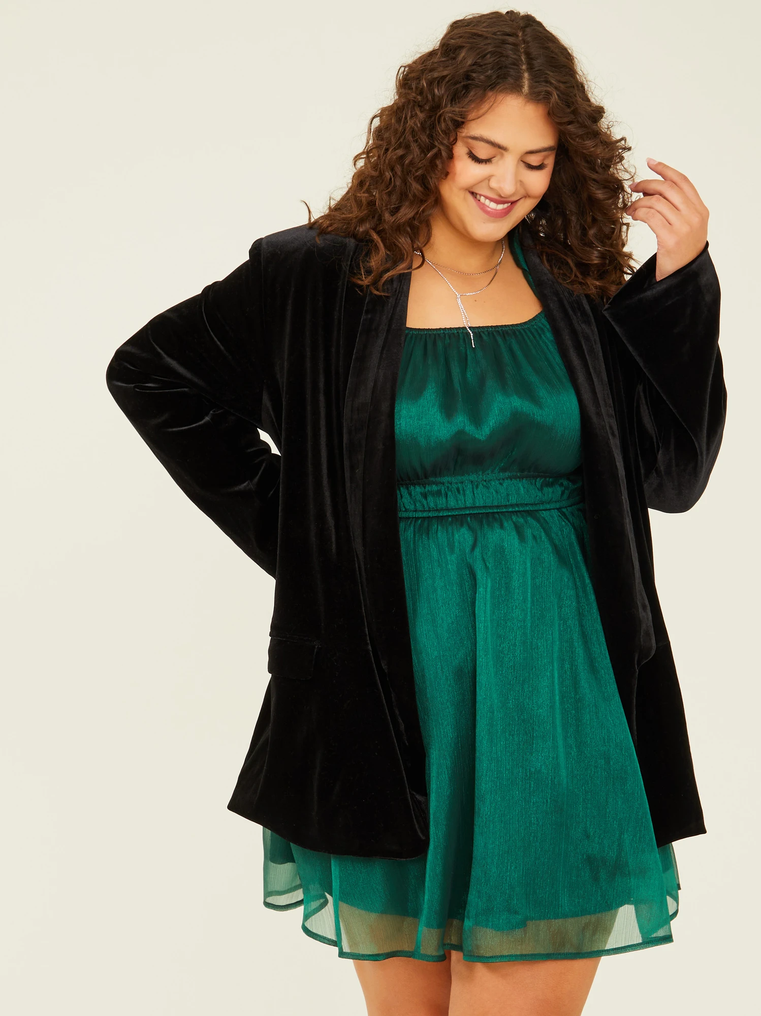 Rose Velvet Blazer 2 Rose Velvet Blazer - Image 2